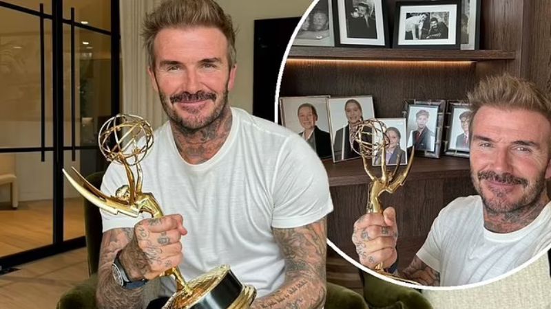 giải Emmy cho bộ phim tài liệu của mình mang tên "Beckham" trên Netflix