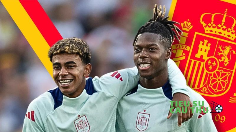 Nico Williams và Lamine Yamal
