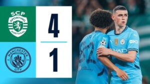 Man City Gục Ngã Trước Sporting Lisbon